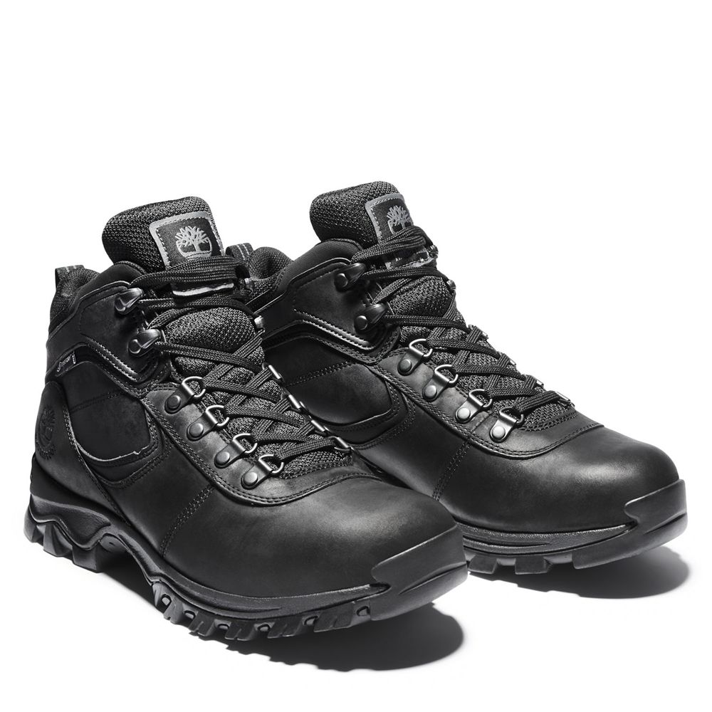 Bocanci De Drumeție Timberland Barbati Negrii - Mt. Maddsen Mid Waterproof - Romania - NMPVEL462